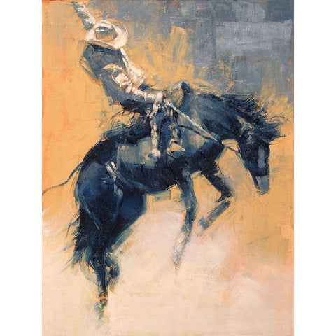 Mood Indigo III Black Modern Wood Framed Art Print by Chapman, Julie T.