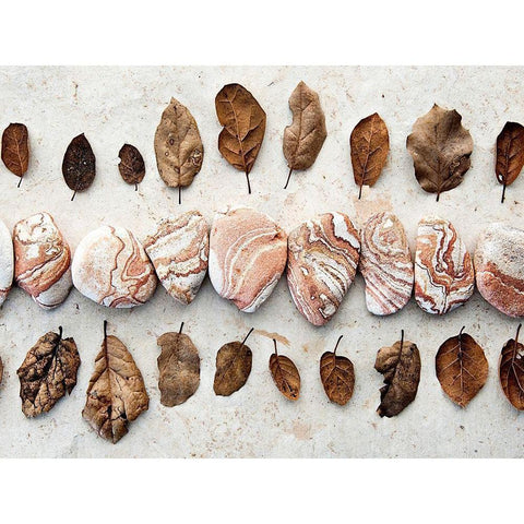 Gifts of the Earth III Gold Ornate Wood Framed Art Print with Double Matting by Ray, Elena