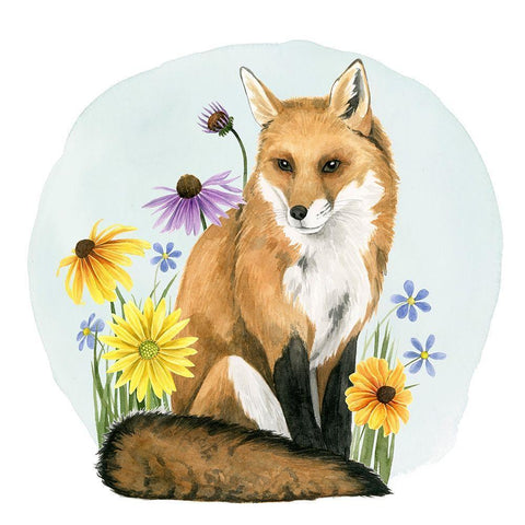 Wild Woodland I Black Ornate Wood Framed Art Print with Double Matting by Popp, Grace