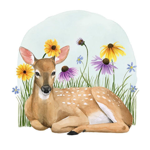 Wild Woodland II Black Modern Wood Framed Art Print by Popp, Grace