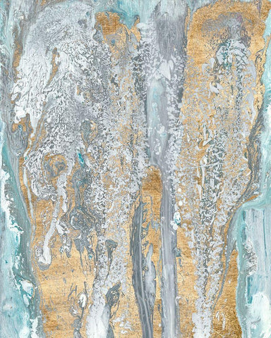 Fjord I White Modern Wood Framed Art Print with Double Matting by Ludwig, Alicia