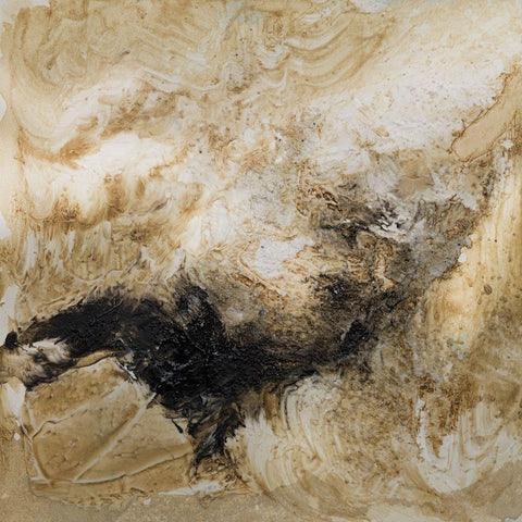 Drifting Sands IV Black Modern Wood Framed Art Print by Finch, Scherrer