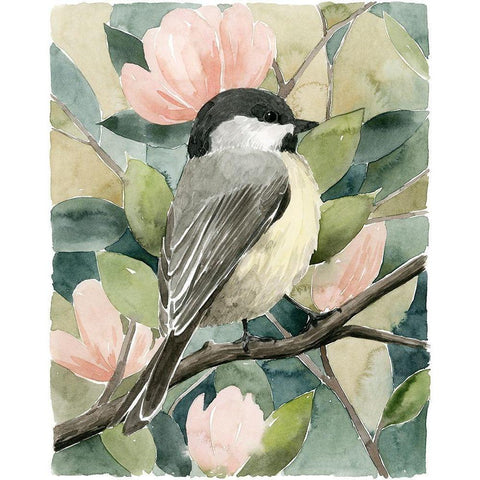 Veiled Aviary I Black Modern Wood Framed Art Print by Popp, Grace