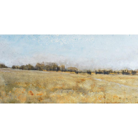 Harvest Field II Gold Ornate Wood Framed Art Print with Double Matting by OToole, Tim