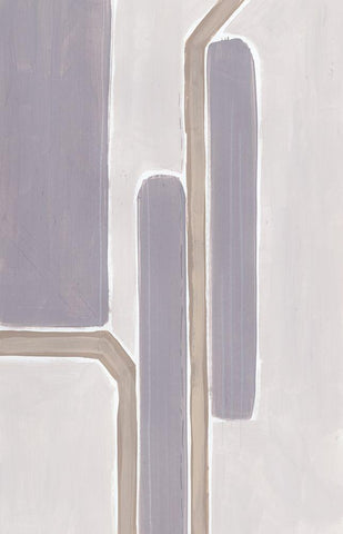 Custom Neutral Impact IV White Modern Wood Framed Art Print with Double Matting by Vess, June Erica