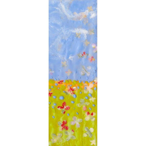 Raining Blossoms II Gold Ornate Wood Framed Art Print with Double Matting by Ludwig, Alicia