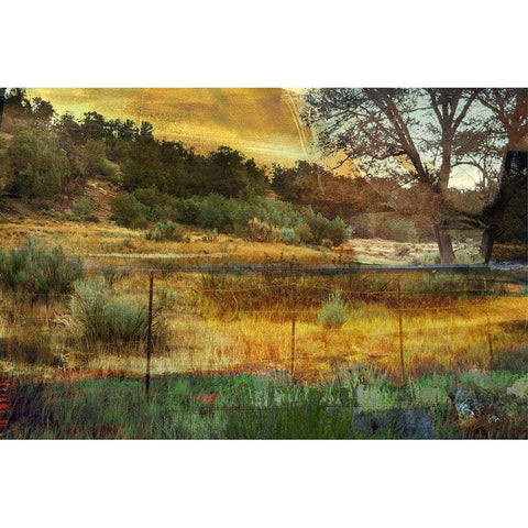 40x60 In the Brush (ASH) Black Modern Wood Framed Art Print with Double Matting by Jasper, Sisa