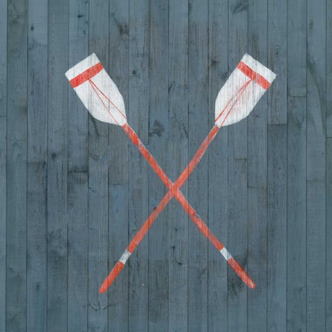 Nautical Plank II Gold Ornate Wood Framed Art Print with Double Matting by Popp, Grace