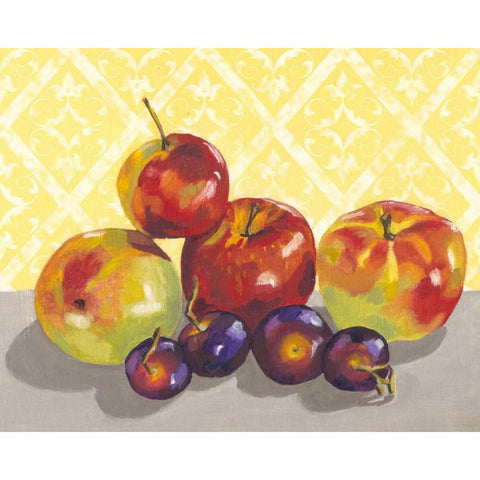 Ripe Fruit II Black Modern Wood Framed Art Print by Miller, Dianne