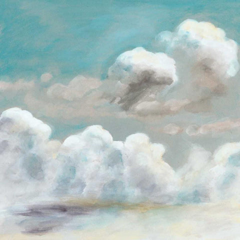 Cloud Study III White Modern Wood Framed Art Print by McCavitt, Naomi
