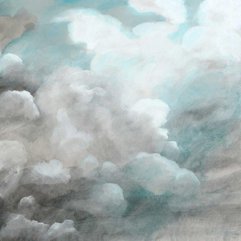 Cloud Study IV Black Modern Wood Framed Art Print with Double Matting by McCavitt, Naomi