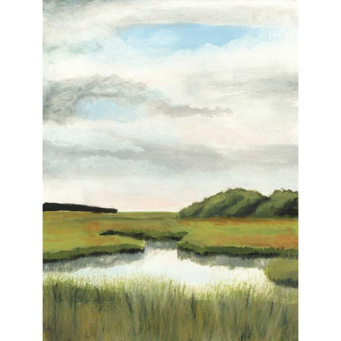 Marsh Landscapes II Gold Ornate Wood Framed Art Print with Double Matting by McCavitt, Naomi