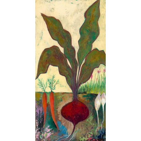Veggie Garden II Black Modern Wood Framed Art Print by Altug, Mehmet