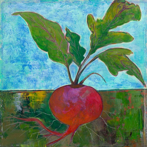 Veggie Garden III Gold Ornate Wood Framed Art Print with Double Matting by Altug, Mehmet