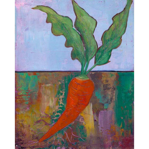 Veggie Garden VII Black Modern Wood Framed Art Print with Double Matting by Altug, Mehmet