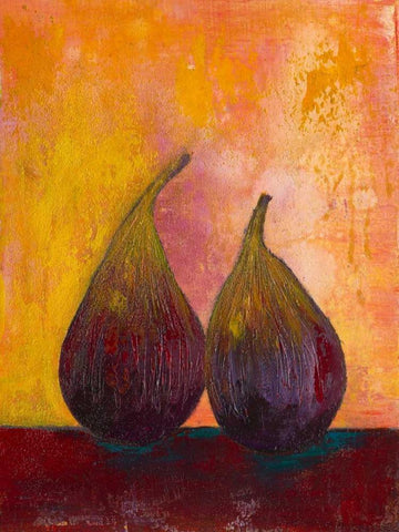 Bold Fruit V White Modern Wood Framed Art Print with Double Matting by Altug, Mehmet