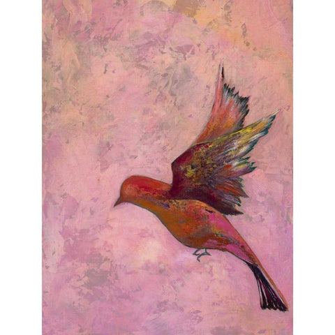 Bright Wings III Black Modern Wood Framed Art Print with Double Matting by Altug, Mehmet