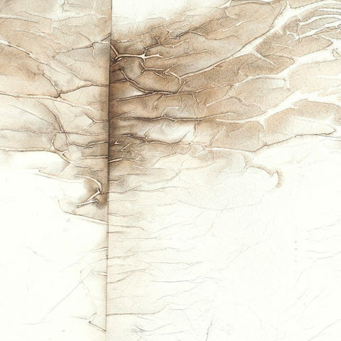 Infrared Memory III White Modern Wood Framed Art Print with Double Matting by Stramel, Renee W.