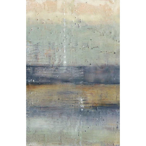 Glimmer I Black Modern Wood Framed Art Print by Jennifer Goldberger