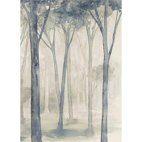 Whispering Woodland II Black Modern Wood Framed Art Print by Popp, Grace
