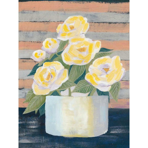 Wednesday Blooms II White Modern Wood Framed Art Print by Popp, Grace