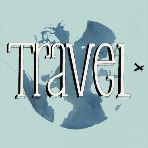 Road Trip IV White Modern Wood Framed Art Print by Popp, Grace