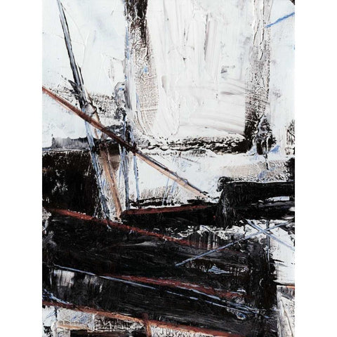 Cloud to Ground I Black Modern Wood Framed Art Print with Double Matting by Harper, Ethan