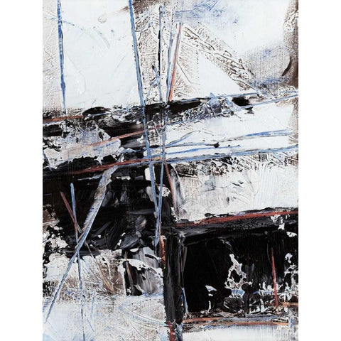 Cloud to Ground II White Modern Wood Framed Art Print by Harper, Ethan