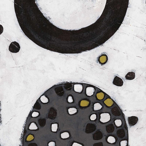 Algorithm IV White Modern Wood Framed Art Print with Double Matting by Vess, June Erica