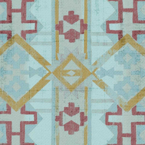 Taos II Gold Ornate Wood Framed Art Print with Double Matting by Studio W
