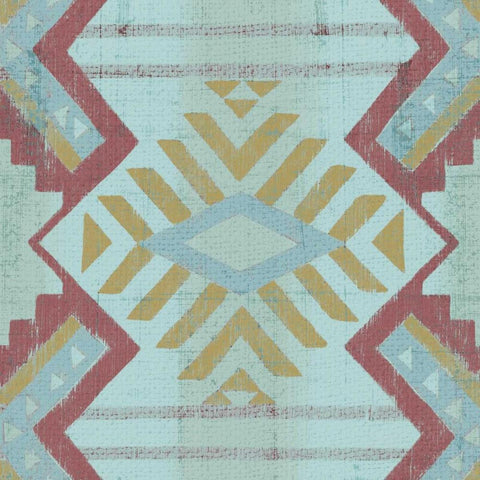 Taos III Black Modern Wood Framed Art Print with Double Matting by Studio W