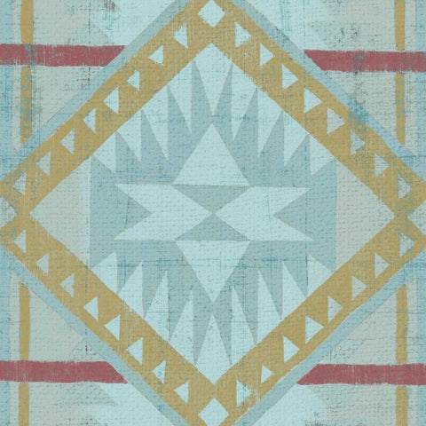 Taos IV White Modern Wood Framed Art Print by Studio W