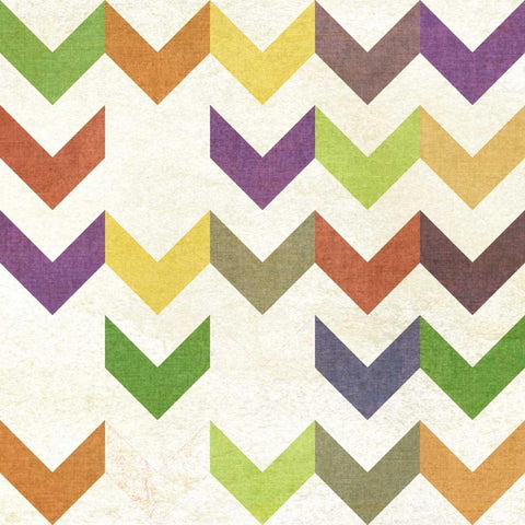Arrow Pattern II Black Modern Wood Framed Art Print by Fagalde, Jarman