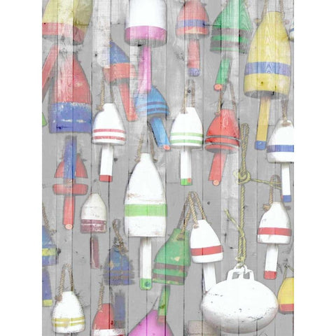 Dockside I White Modern Wood Framed Art Print by Fagalde, Jarman