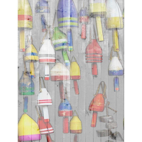 Dockside II White Modern Wood Framed Art Print by Fagalde, Jarman