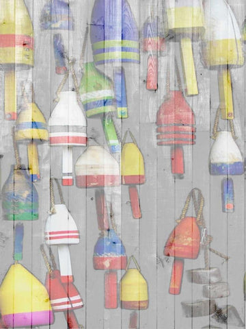 Dockside II Black Ornate Wood Framed Art Print with Double Matting by Fagalde, Jarman