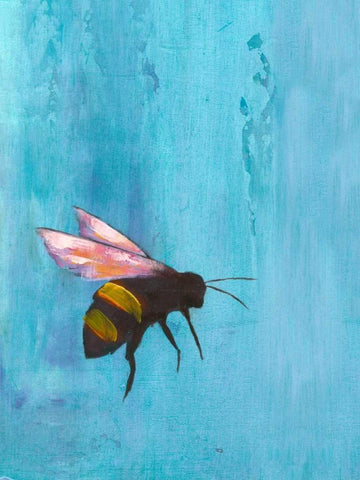 Pollinators I Black Ornate Wood Framed Art Print with Double Matting by Altug, Mehmet