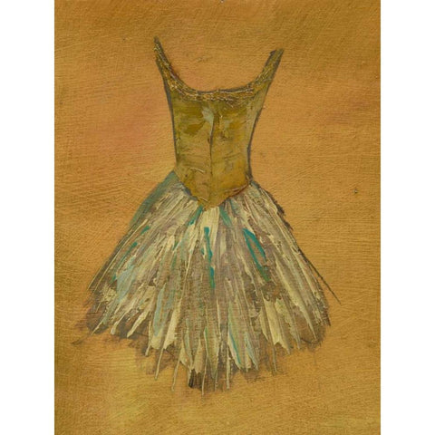 Ballerina Dress II White Modern Wood Framed Art Print by Altug, Mehmet