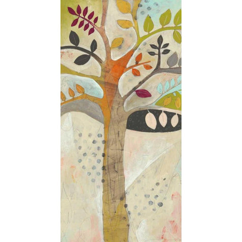 Forest Spectrum I Black Modern Wood Framed Art Print by Vess, June Erica