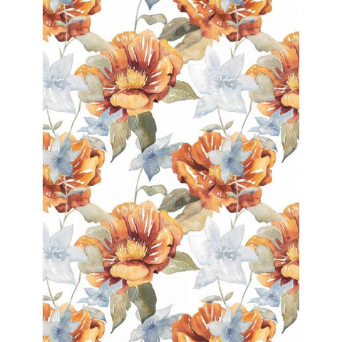 Ebbing Peonies II White Modern Wood Framed Art Print by Popp, Grace