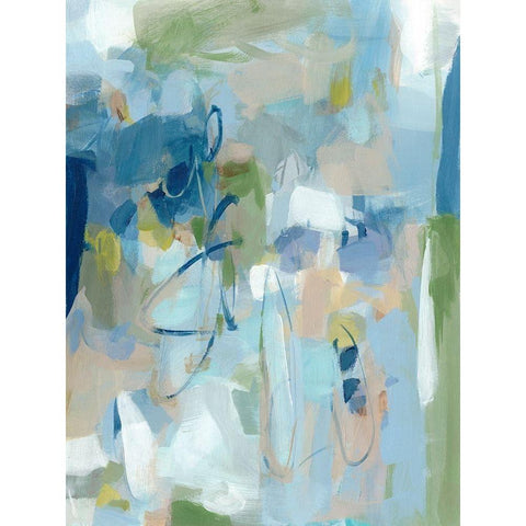 Stillness White Modern Wood Framed Art Print by Long, Christina
