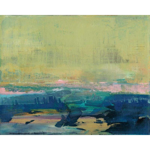 Vintage Landscapes I Black Modern Wood Framed Art Print by Fuchs, Jodi