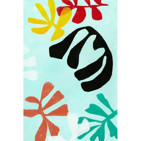 Tropicalia II White Modern Wood Framed Art Print by Fuchs, Jodi