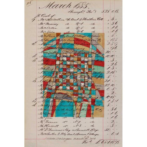 Journal Sketches V Gold Ornate Wood Framed Art Print with Double Matting by Galapon, Nikki