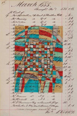 Journal Sketches V Black Ornate Wood Framed Art Print with Double Matting by Galapon, Nikki