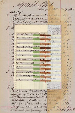 Journal Sketches XII White Modern Wood Framed Art Print with Double Matting by Galapon, Nikki