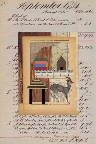 Journal Sketches XV Black Ornate Wood Framed Art Print with Double Matting by Galapon, Nikki