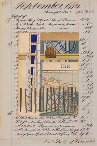 Journal Sketches XVI White Modern Wood Framed Art Print with Double Matting by Galapon, Nikki