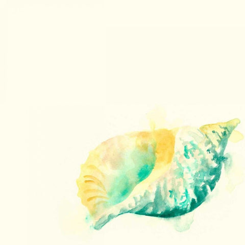 Tidal Impressions V White Modern Wood Framed Art Print with Double Matting by Vess, June Erica