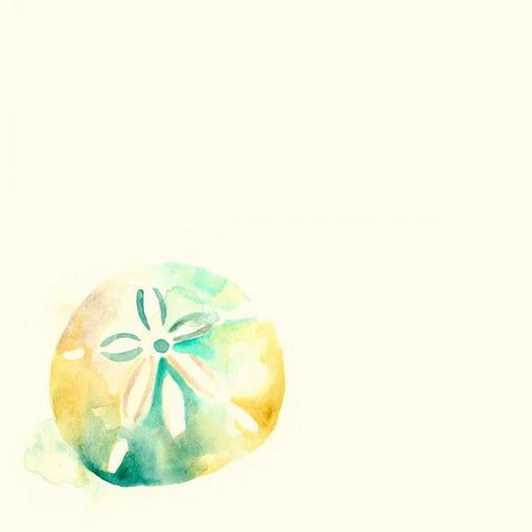 Tidal Impressions VII Black Modern Wood Framed Art Print with Double Matting by Vess, June Erica